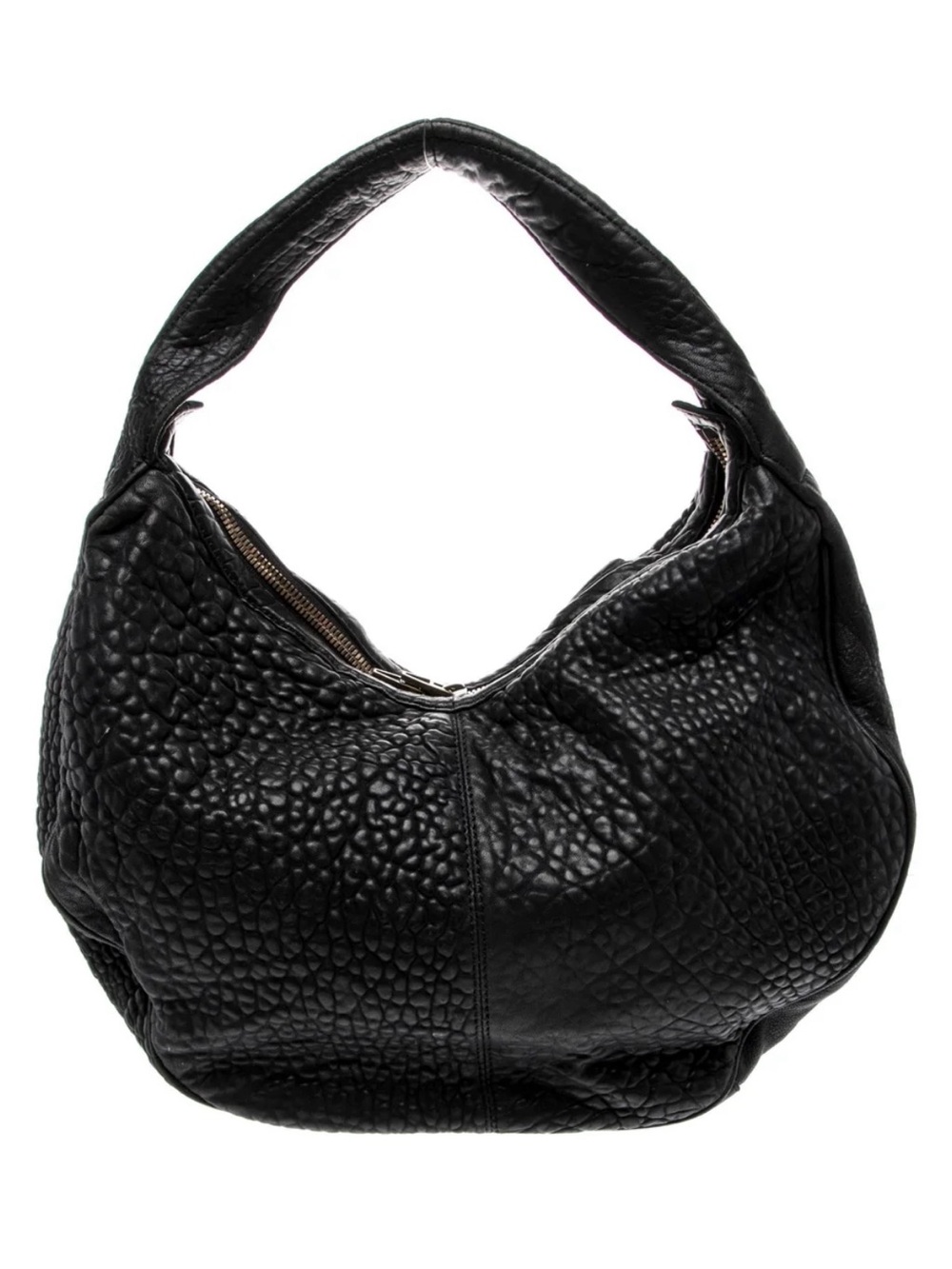 Large Alexander Wang Black Shoulder Bag with studs on bottom